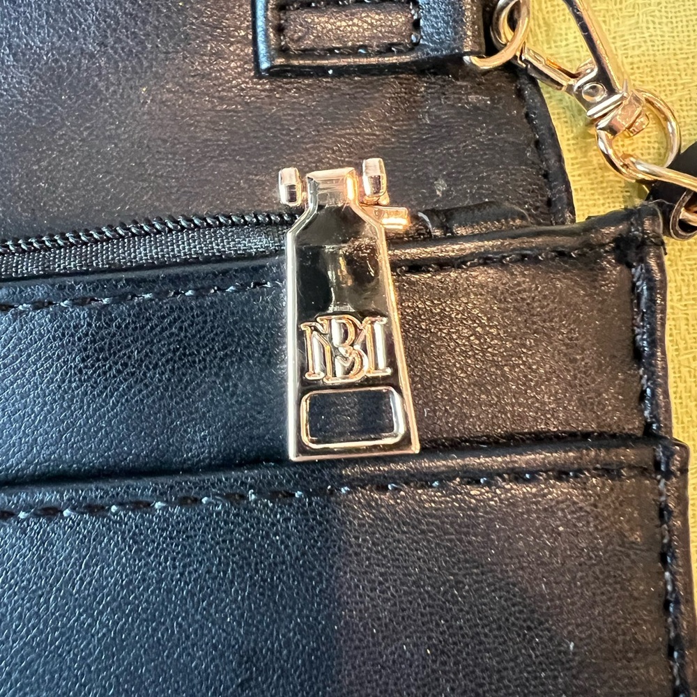 Badgley Mischka black Leather crossbody bag - Picture 8 of 13